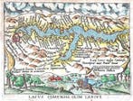 Italië - Comomeer, Lombardije; Ortelius / Turrini - Lacus, Nieuw
