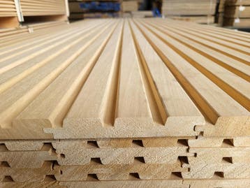 ABACHI saunaplanken Triple Rhombus 21x 140mm, Nieuw, 180 tot 250 cm, Planken