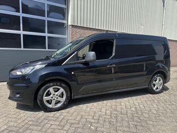 Ford Transit Connect 1.0 Ecoboost L2 Airco,Navi,Camera,Lmv,I, Stof, Gebruikt, Zwart, Overige brandstoffen