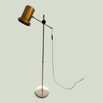 Elidus - Hans Agne Jakobsson - Swingarm vloerlamp - Messing