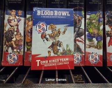 Tomb Kings Blood Bowl Team card pack (Warhammer nieuw), Hobby en Vrije tijd, Ophalen of Verzenden, Nieuw