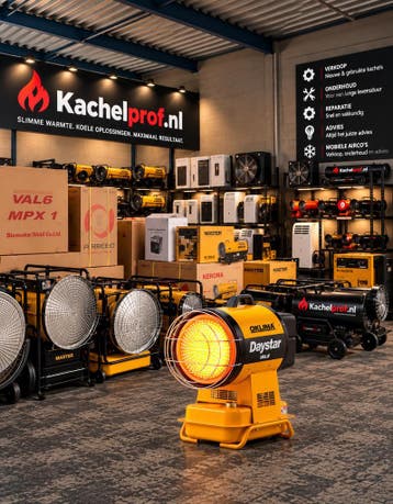 Oklima Draagbare Infrarood heater VAL6 Daystar petrol diesel, 30 tot 80 cm, Ophalen of Verzenden, 60 tot 150 cm, Minder dan 200 watt