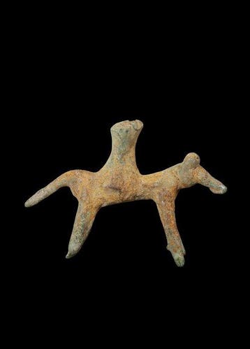 Bronstijd Brons Paardenbeeldje (Zonder minimumprijs)