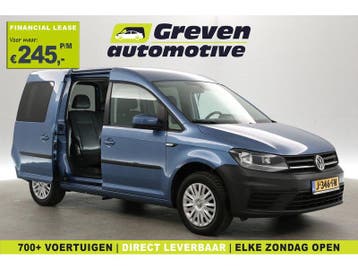 Volkswagen Caddy 1.2 TSI | MARGE | 5-Zits | Clima | Cruise, Euro 6, Blauw, Leder, Handgeschakeld