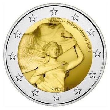Malta 2 Euro Onafhankelijkheid 2014, Verzenden