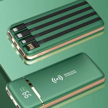 Universele 20.000mAh Powerbank - 4 Types Oplaadkabel -, Verzenden, Nieuw, WST