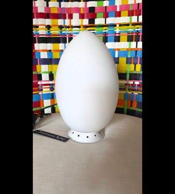 Fontana Arte - Ben Swildens - Uovo - Tafellamp - Metaal,