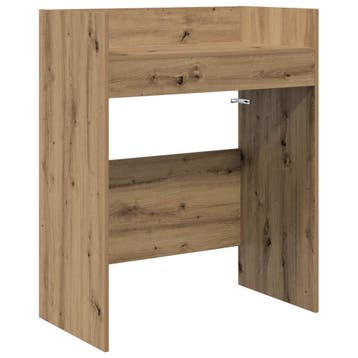 vidaXL DJ Tafel Artisanaal eiken 102 x 45 x 102 cm Bewerkt, Muziek en Instrumenten, Verzenden, Nieuw