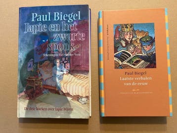 2 Hardcover Boeken Paul Biegel - in nieuwstaat vrij zeldzaam, Verzenden, Zo goed als nieuw, Fictie algemeen