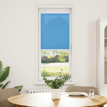 vidaXL Plissé rolgordijn 40x150 cm stofbreedte 39,4 cm, Verzenden, Nieuw, Blauw
