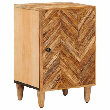 vidaXL Badkamerkast Bruin 38 x 33,5 x 58 cm Massief Mango, Verzenden, Nieuw, (Half)hoge kast