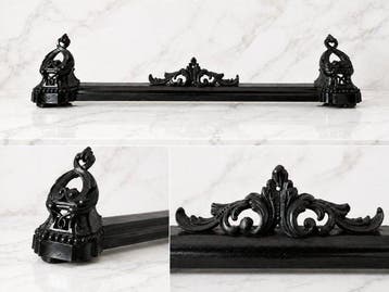 Decoratief ornament - Antique Adjustable Cast Iron Fireplace