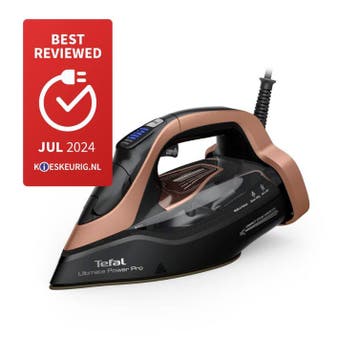 Tefal Ultimate Power Pro FV9E50 Dry + Steam iron D, Witgoed en Apparatuur, Strijkijzers en Strijkplanken, Verzenden, Zo goed als nieuw