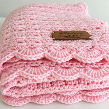 Haakpatroon Babydeken Hailey met schulprand - Wendy’s Home, Ophalen of Verzenden, Nieuw