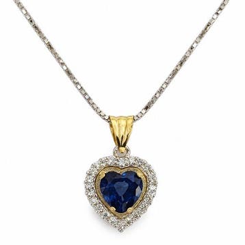Zonder minimumprijs - Ketting met hanger - 18 karaat Geel