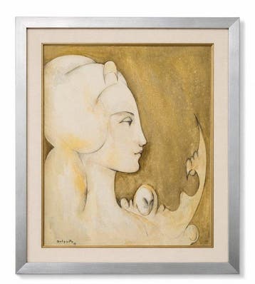 Charles Delporte (1928-2012) - No 2 Profil 1975, Antiek en Kunst, Kunst | Schilderijen | Modern