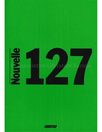 1978 FIAT 127 BROCHURE FRANS, Nieuw, Author