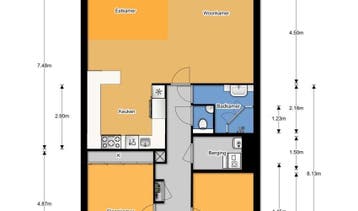 Te Huur 3 Kamer Appartement Melis Stokelaan In Den Haag, Huizen en Kamers, Huizen te huur, Den Haag, Den Haag, Direct bij eigenaar