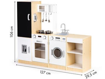 Kinder Keuken Hout | 127cm | Premium | OP=OP, Kinderen en Baby's, Ophalen of Verzenden, Nieuw