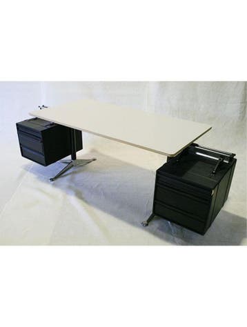 Herman Miller Burdick bureau 80s, Vergader- of Presentatieruimte, Ophalen of Verzenden, Gebruikt, Bureau