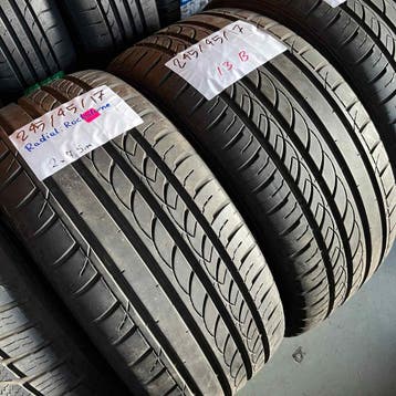 4 x Rockstone 245-45-17 Zomerbanden 7,5mm, Auto-onderdelen, 17 inch, Ophalen of Verzenden, Band(en), Personenwagen