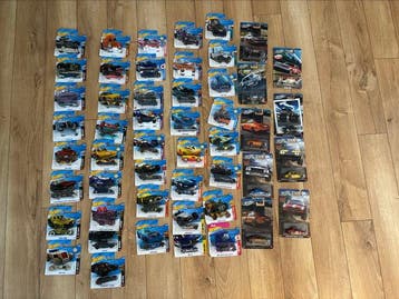Hot Wheels 1:64 - Modelauto (50) - Ford - Fiat, Honda, Audi, Nieuw