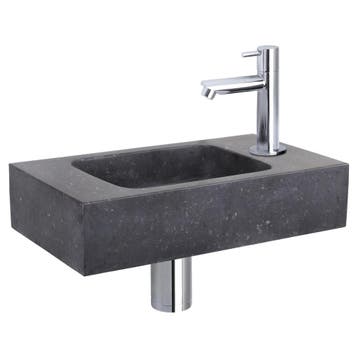 Fonteinset Differnz Bombai Natuursteen 40x22x9 cm Zwart Met, Ophalen of Verzenden, Nieuw, Overige typen