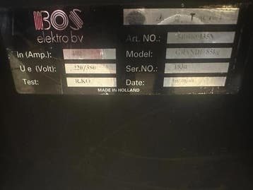 BOS GRANDE 400 Amp. bouwstroomverdeelkast 85kg, Ophalen of Verzenden, Gebruikt