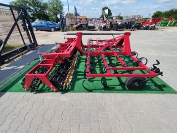 Zaaibedbereider Cultivator 1,8–3,2m met dubbele rol, Verzenden
