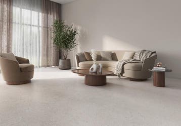 Vloertegel/Wandtegel Beige 90x90cm (Vloeren, Bouwmaterialen), Doe-het-zelf en Verbouw, 60 cm of meer, Nieuw, Ophalen of Verzenden