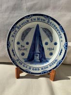 De Porceleyne Fles, Delft - Bord - Aardewerk - 1934, Antiek en Kunst