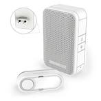 Honeywell Draadloze Deurbel Met Drukknop 150M Bereik Wit -, Verzenden, Nieuw, Overige typen