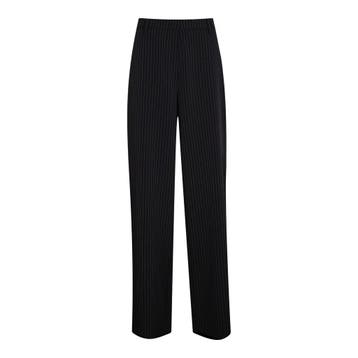 MAC • zwarte gestreepte broek Camilla • 36, Verzenden, Zwart, MAC, Nieuw