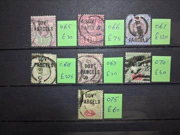 Groot-Brittannië 1883/1900 - Queen Victoria, Government, Gestempeld