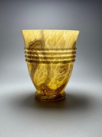 verreries Scailmont - Vaas - Art Deco - jaren dertig - Glas