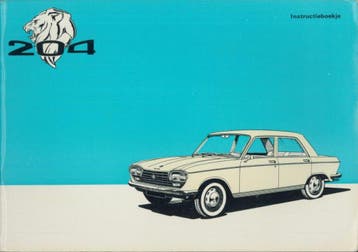 1972 Peugeot 204 Instructieboekje Nederlandstalig, Auto diversen, Handleidingen en Instructieboekjes, Ophalen