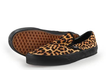 Vans Instappers in maat 42 Panter, Kleding | Dames, Schoenen, Overige kleuren, Verzenden, Instappers, Zo goed als nieuw
