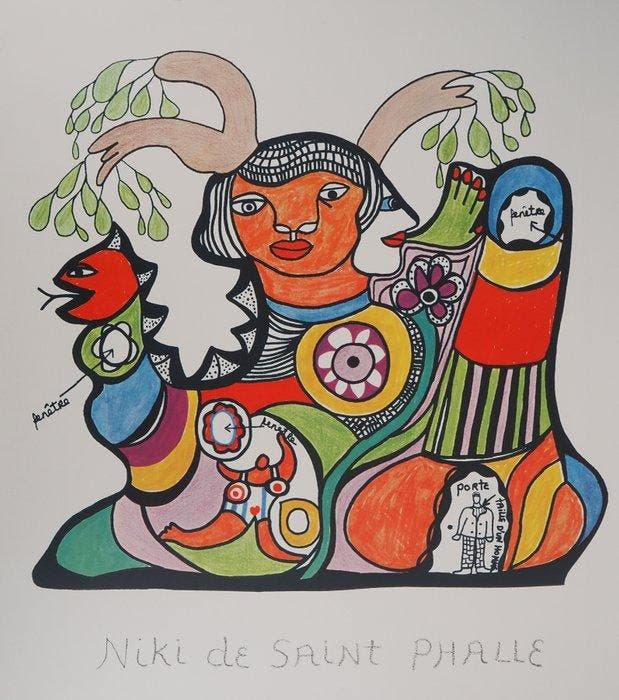 Niki De Saint-Phalle (1903-2002) - Nana, Antiek en Kunst, Antiek | Overige Antiek