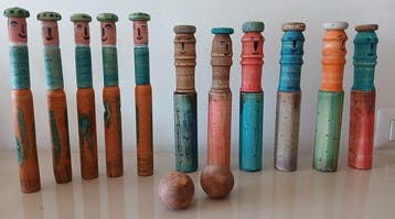 Unknown Manufacturer - Speelgoed - Folk Art - Painted Wooden