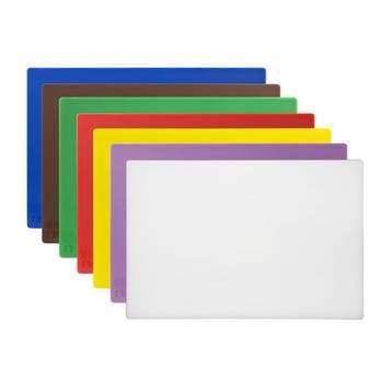 Hygiplas LDPE snijplanken set met rek (7 stuks), Verzenden, Nieuw