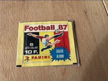 1987 Panini Football 87 Belgium - RARE pochette bustina pack, Nieuw