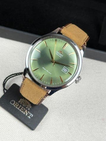 Orient - Bambino Date Automatic Green - Zonder minimumprijs, Nieuw
