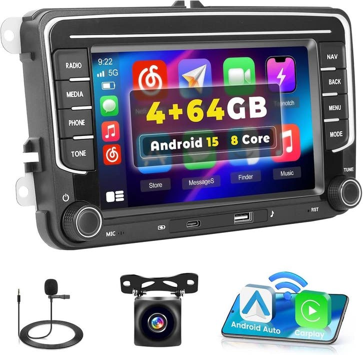 VW Autoradio 7 CarPlay | 30% Korting Nu!, Auto diversen, Autoradio's, Nieuw, Ophalen of Verzenden