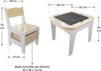 2dekans | Juskys Kinderzitgroep Milou - Met 2 stoelen en 1, Ophalen of Verzenden, Zo goed als nieuw