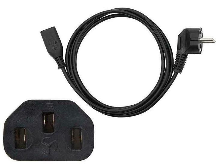 Netsnoer Schuko Haaks 1 Meter - IEC320 C13, Computers en Software, Pc- en Netwerkkabels, Nieuw, Ophalen of Verzenden