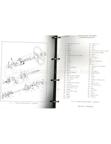 1970 JENSEN INTERCEPTOR | FF WERKPLAATSHANDBOEK ENGELS