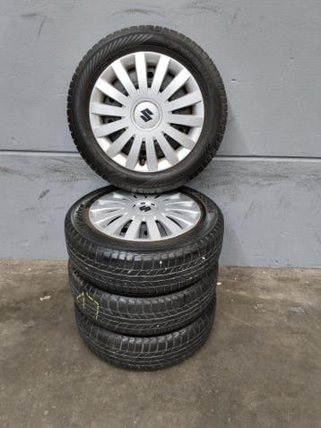 Suzuki Swift winterset 15 inch Yokohama W.drive 5,6 mm, Gebruikt, 15 inch, 175 mm, Banden en Velgen