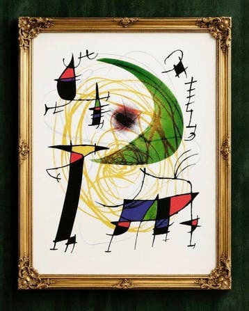Joan Miró (1893-1983) (after) - La Lune Verte, 1972