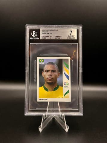 Beckett Bgs 7 Panini World Cup 2006 Germany Ronaldo #396, Verzenden, Zo goed als nieuw, Losse kaart