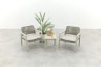 Moretti rope loungestoelen set met bijzettafel (3-dlg) -, Verzenden, Nieuw, Overige materialen, Loungeset